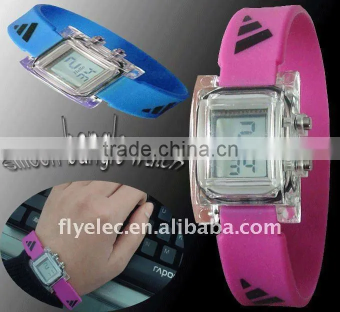 Silicone Wrist LCD Watch