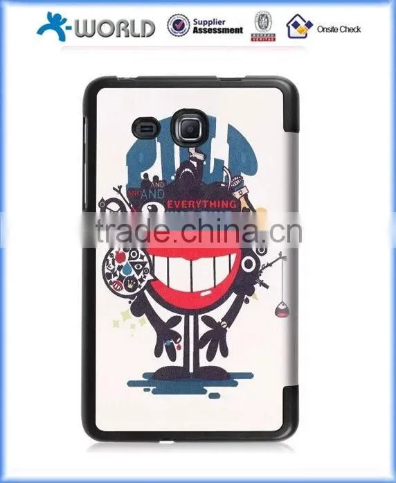 Magnetic Folding Printing Leather Case for Samsung Galaxy Tab A 7.0