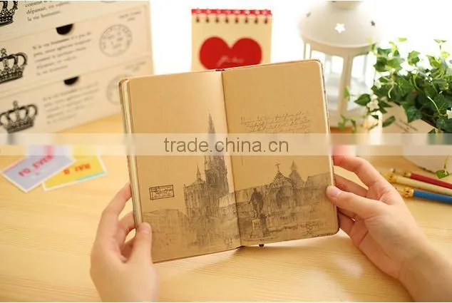High Quality Notebook Paper Kraft Paper Notebook Hard Cover Notebook