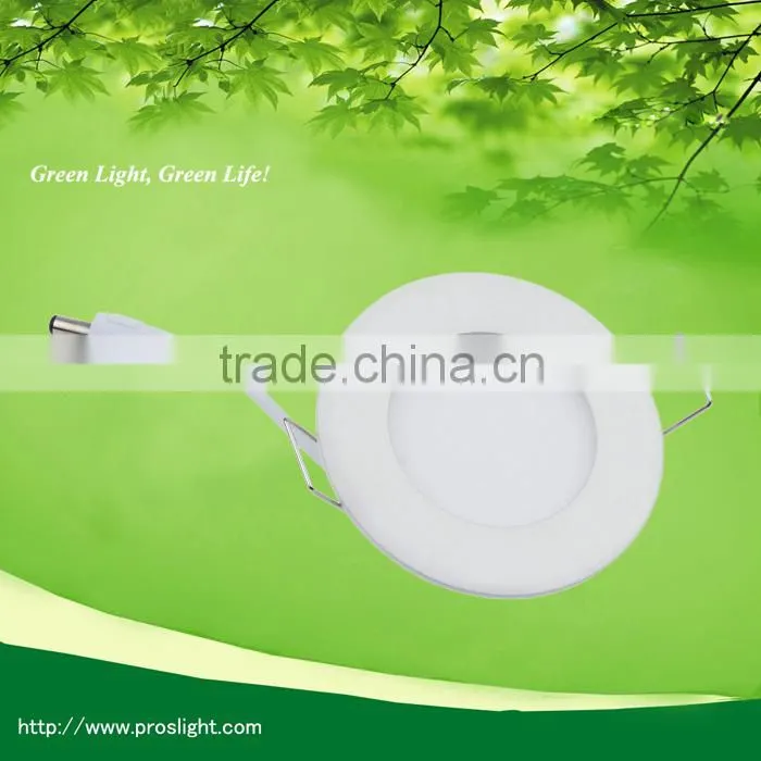 Super slim round 2835smd 85LM per watt flat 18w round led panel light