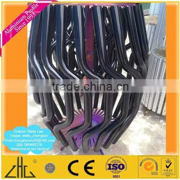 Wow!! aluminium enclosure holes machine/color paint aluminium profile frame for CNC machining/powder coatd aluminium profile CNC