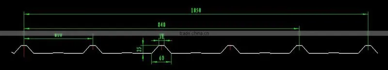 JCX 23-250-1000 roof &Wall Roll Forming Machine