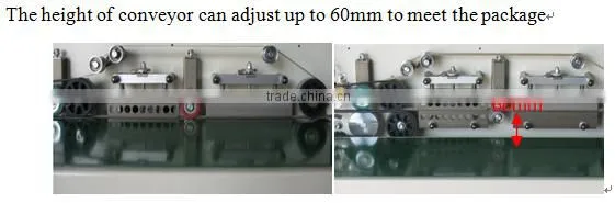 semi-automatic horizontal coder continuous band sealing machine