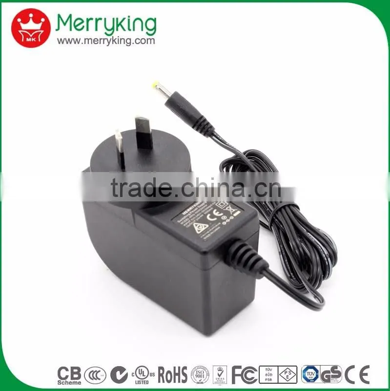 UL listed DC 6V 12V 3000ma adapter 9VDC 15VDC 40W power adaptor with WITH ST Input Plug