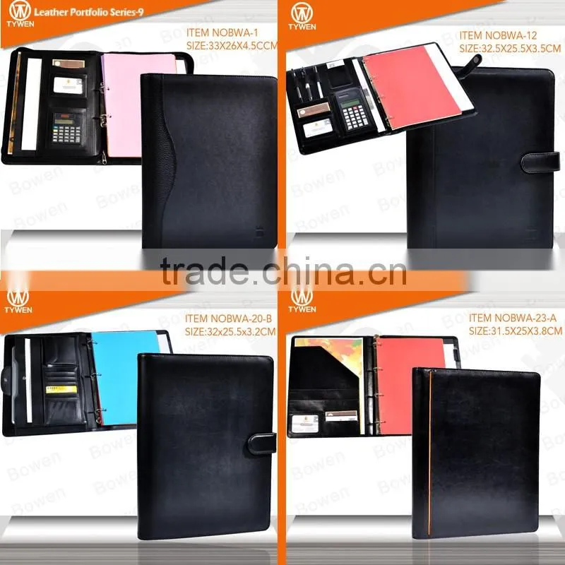 popular a4 conference file folder/leather file folder