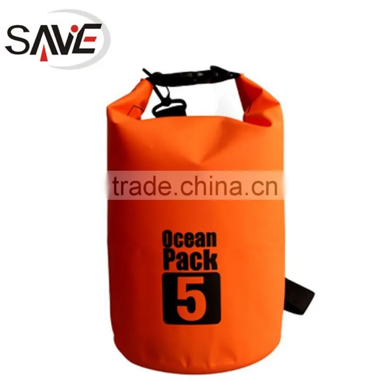 Trade Assurance China Wholesale Latest Sport 5L 500D PVC Tarpaulin Waterproof Outdoor Dry Bag