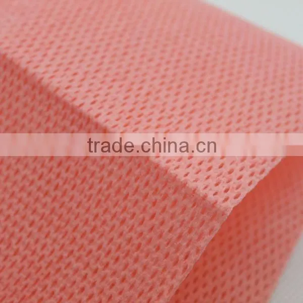 China OEM supplier polyester 35gsm meshed dyed water absorbent kitchen cleaning cloth