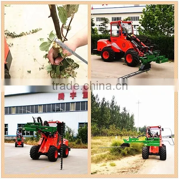 lawn tractor mini front loader DY1150 with hedge trimmer
