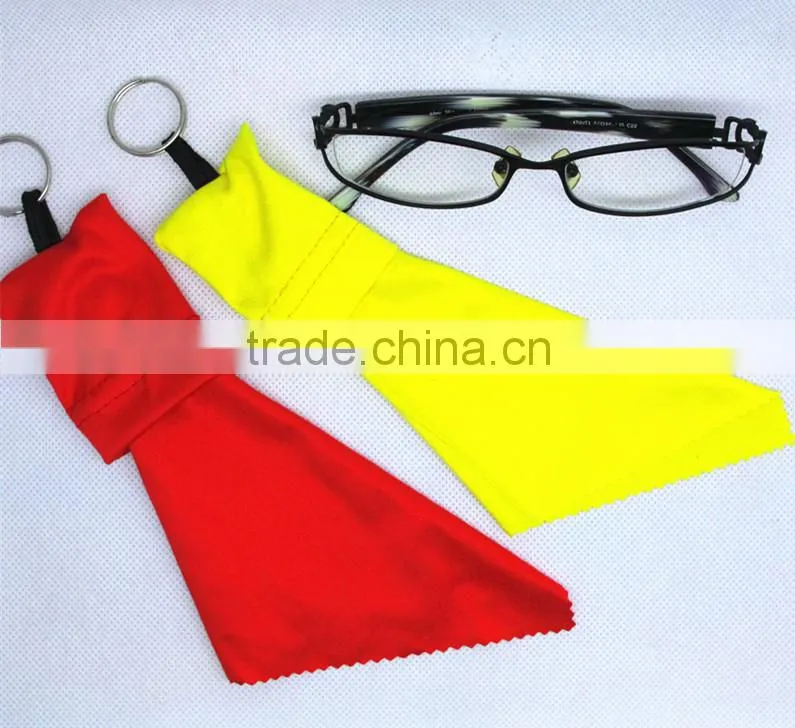 microfiber drawstring phone pouch