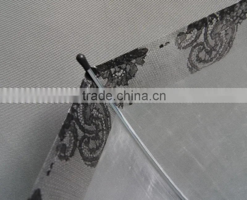 Promotion custom poe umbrella,clear dome shape umbrella