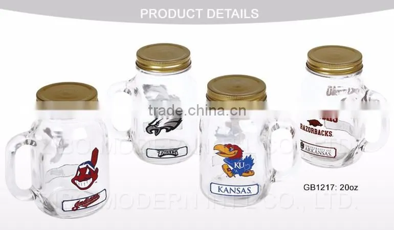 Decal Design Bulk Juice Glass Mason Jar Wholesale Mason Jars