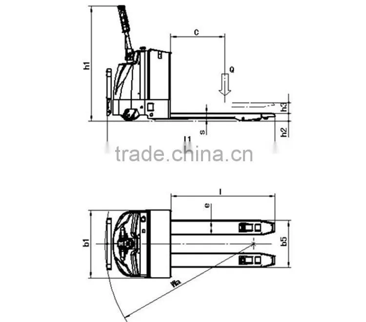 Pedestrian Powered Pallet Truck