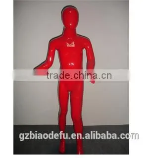 Wholesale lovely mini size plastic golden mannequin children mannequin