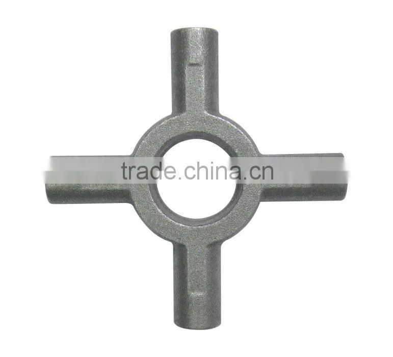 Hot forged Mining machine parts hole pipe connection parts