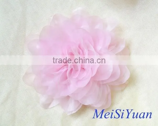 Supply Decorative Handmade Satin Ribbon Flowers giant layer trim flower hat and garment accessories