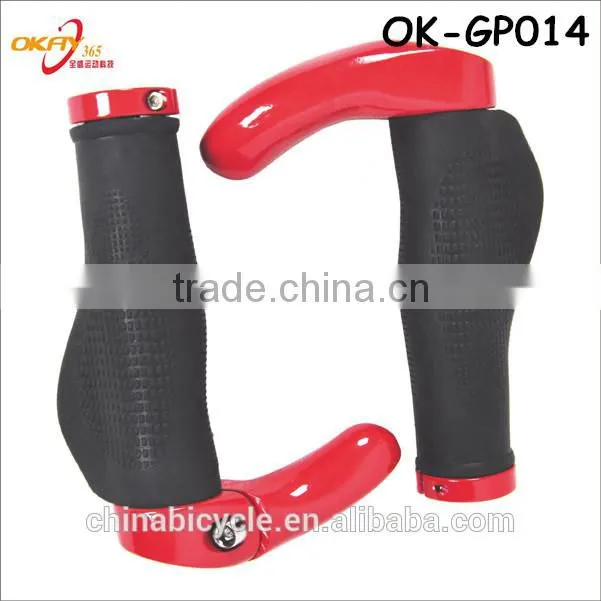 Mountain bike handlebar OK-GP014 rubber grips