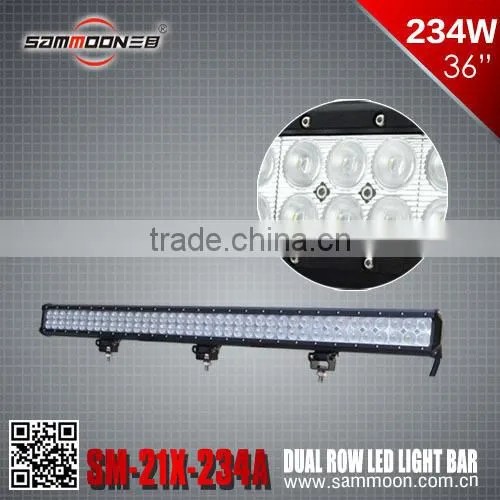 OEM manufacturer, professional factory 36inch 234W cree led light bar, 24volt led truck light, _SM-21X-234A 2014 hot sales