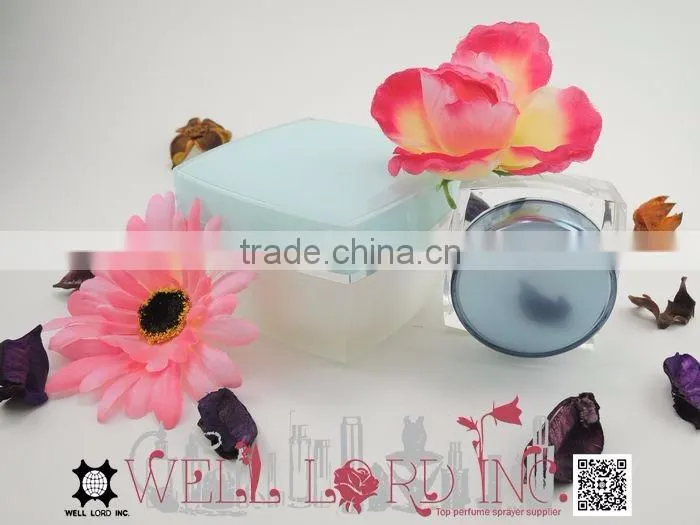 30ml easy carry royal blue cap clear acrylic Jar