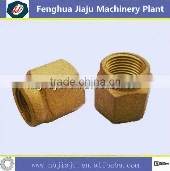 Brass external thread nut