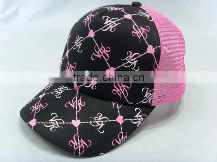 custom cap with mesh stool