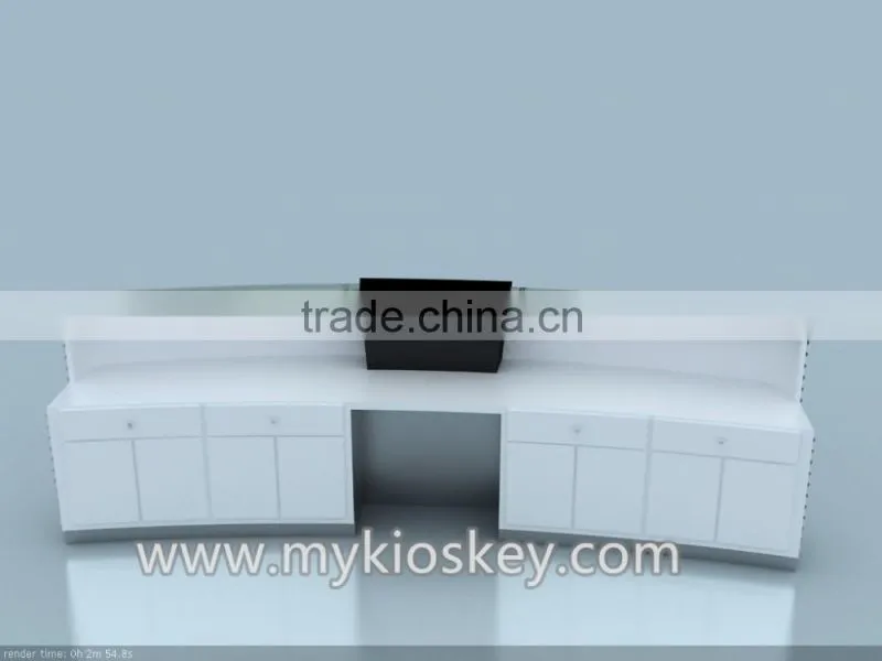 Beauty salon reception desk for hotel reception counter use