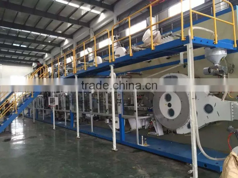 New Technology Baby Diaper Manufacturing Machine Price(CE/ISO9001 APPROVED)
