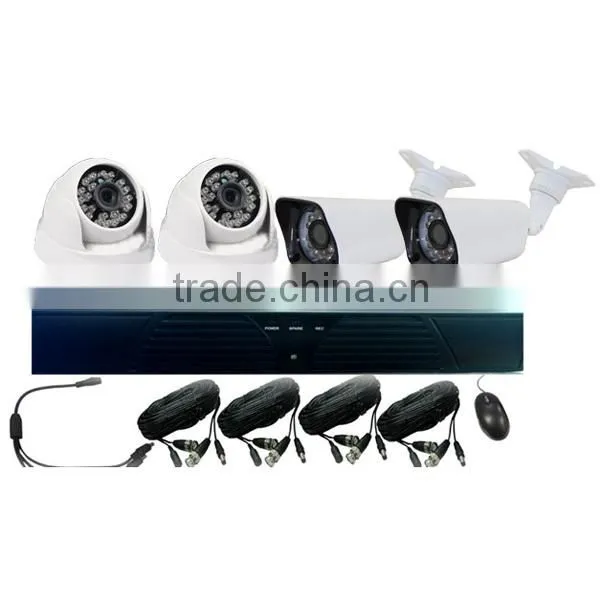 Tollar 4ch AHD HD 720P h.264 security DVR cctv kit