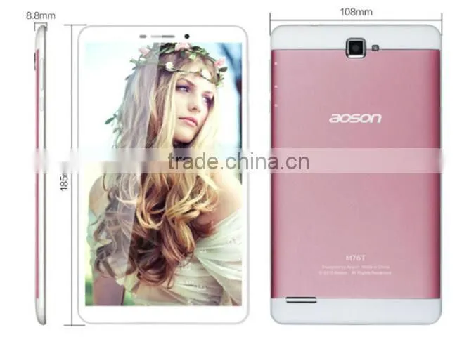 AOSON M76T MT8392 Octa Core 1.4GHz 2G 16G 7 inch IPS OGS Screen Android 4.4 Dual SIM Phone Call Tablet WiFi 13MP Camera