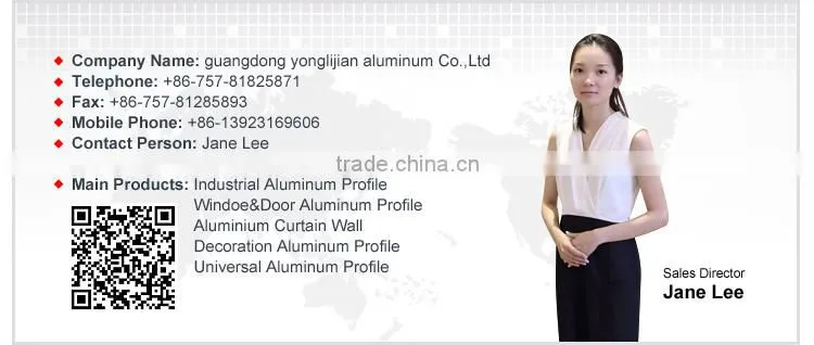 Hot sell strong quality 6063 aluminum profile