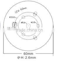 12w economy led pcb 2835 long life bulb down light high voltage ac light