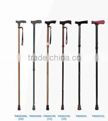 new design folding aluminum adjustable walking stick for disabled
