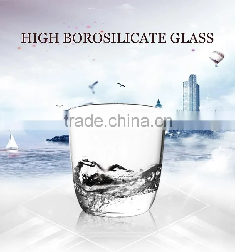 Handmade high borosilicate glassware glass cup 150ml