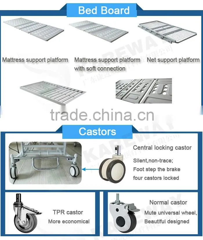 Central locking five functions disabled abs electric hospital patient beds