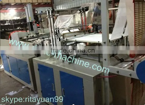 Plastic Automatic Bag Making Machine For T-shirt Bag GBDE Type