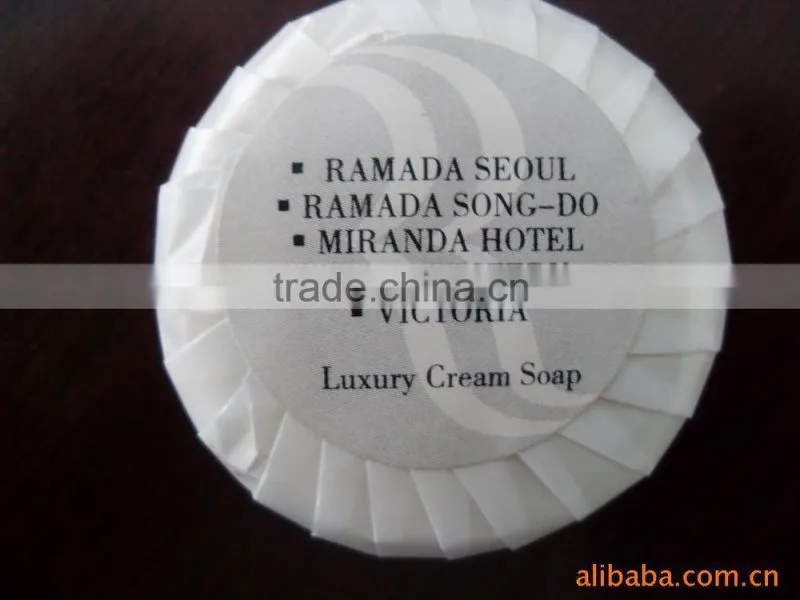 round fragrance hotel soap