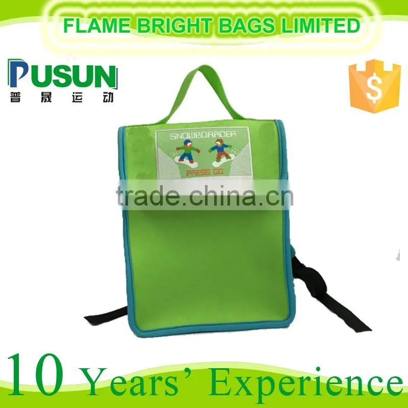 Popular Colorful Waterproof Neoprene School Bag For Kids