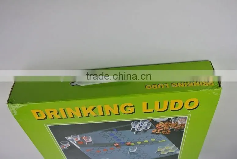 Hot Selling Drinking Ludo Board Chess Game Set