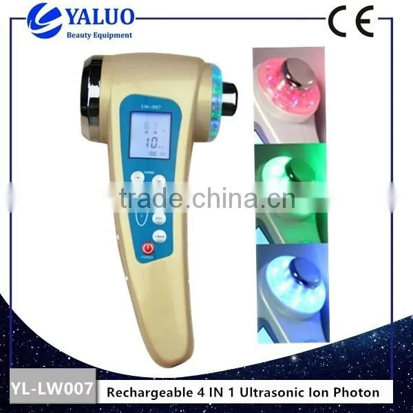 New design YALO rechargeable Photon Ionic Beauty Machine