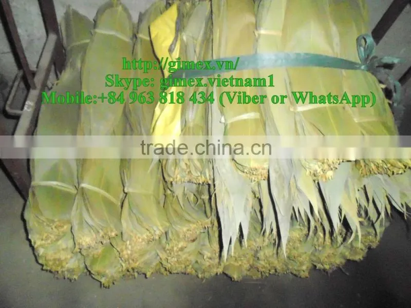 Dried bamboo leaves