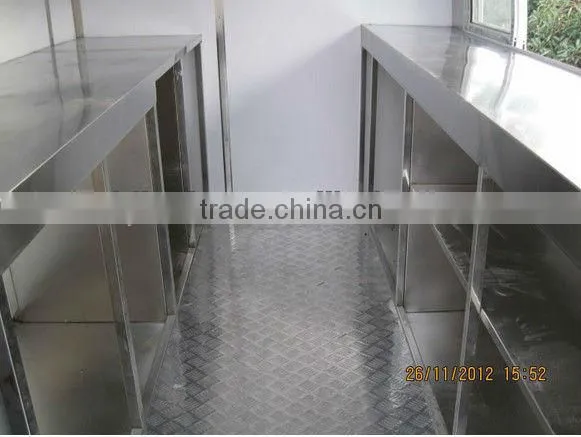 Convenient New Style Food Kiosk Mobile Food Carts for Sale CE