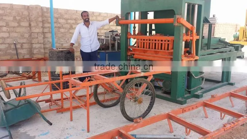 Heavy industries QT5-20 Concrete Hollow&Paver brick making machine production line