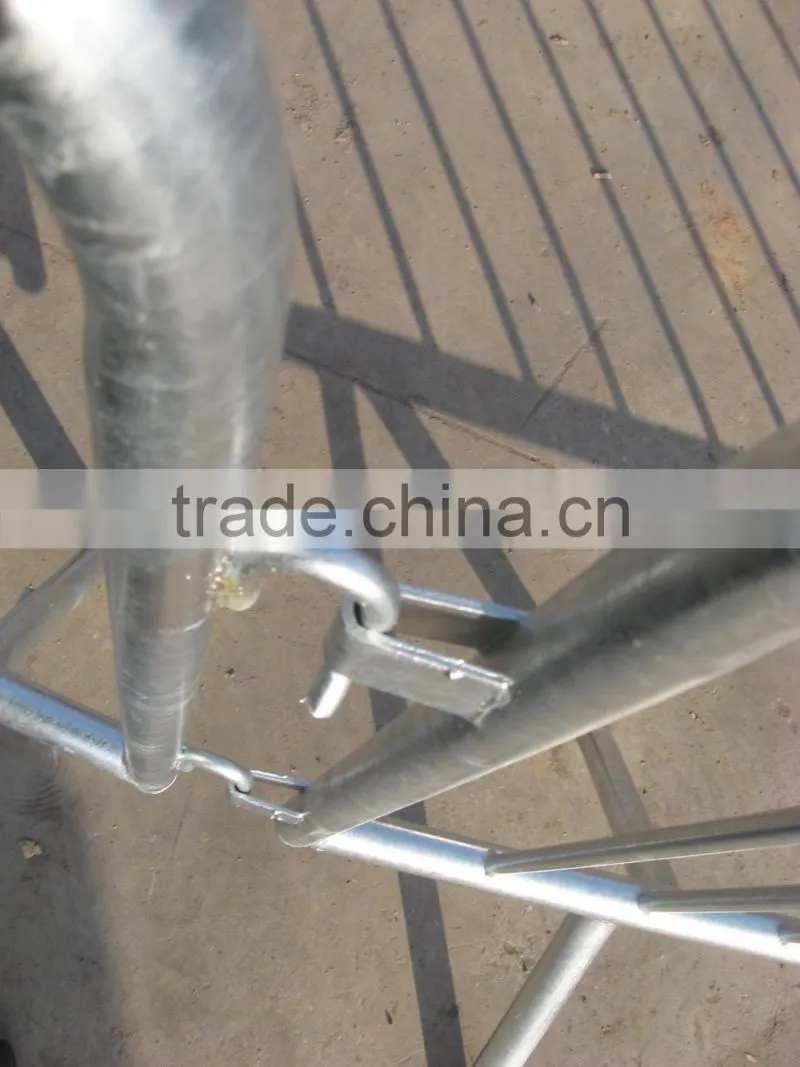 hot dipped galvanized crowd control barrier queue control barrier