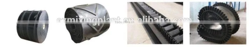 Concrete bathing plant belt conveyor
