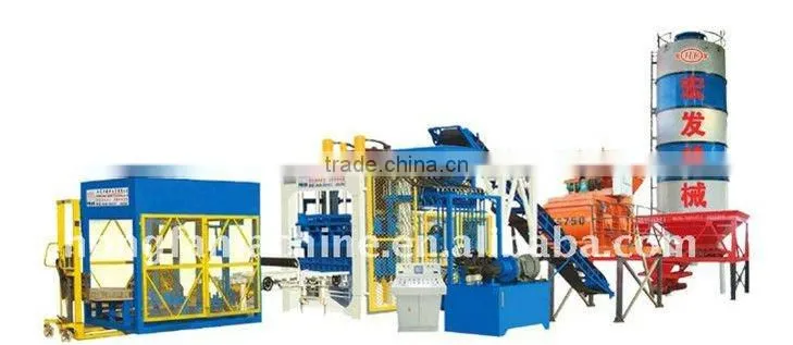 qt8-15b blockmachine QT8-15B automatic cement block production line