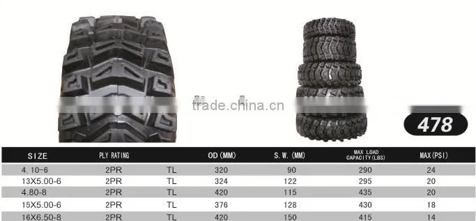 4.80-8 snow thrower tires wheel snow blower lawnmower tractor tractor road sweeper wheel