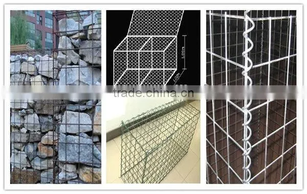 JT factory Hexagonal Chicken Wire Mesh / Galvanized Gabion Boxes