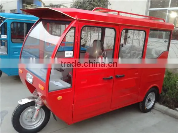1000W cargo box closed cabin passenger electric tricycle