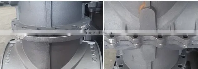 nodular cast iron valve housing / ductile iron valve body castings