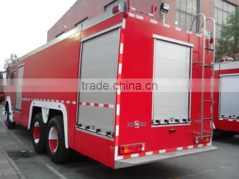 CNHTC HOWO 4X4 water tank foam tank howo fire truck China factory