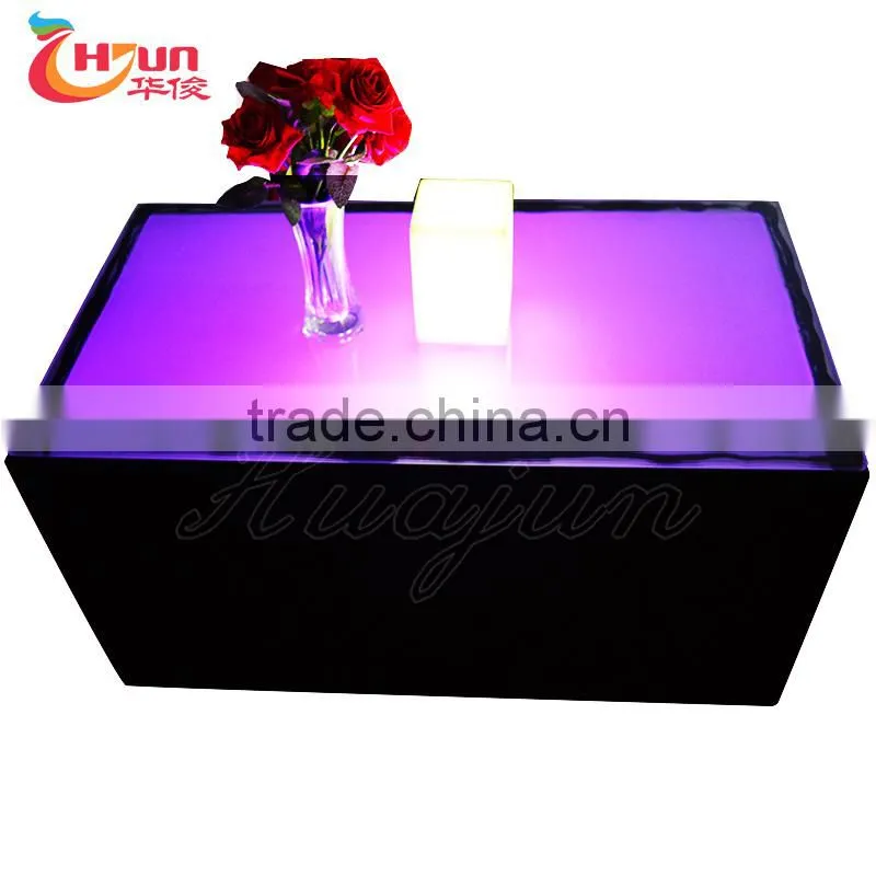 top grade led table,led snack table